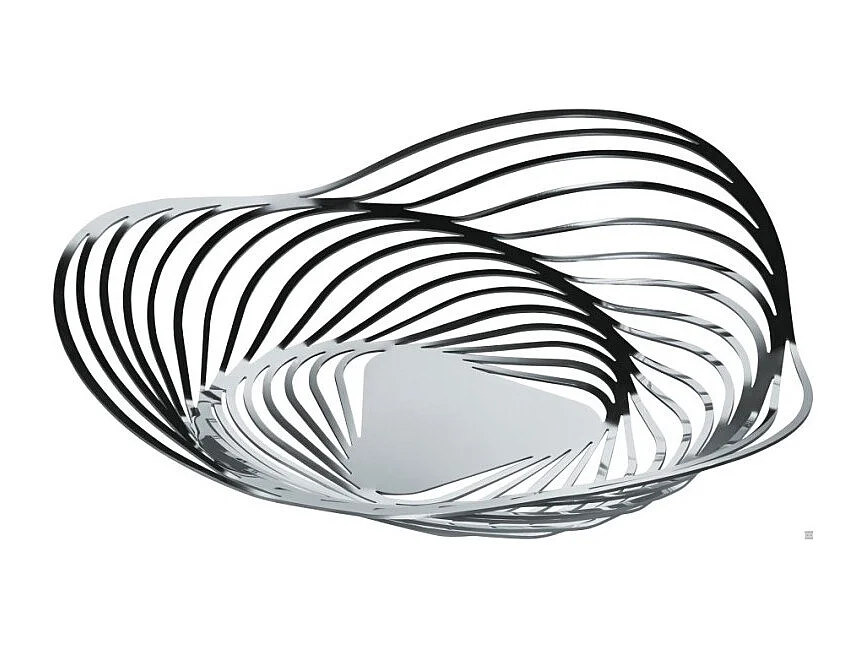 TRINITY, Centre de table en acier chromé, Alessi