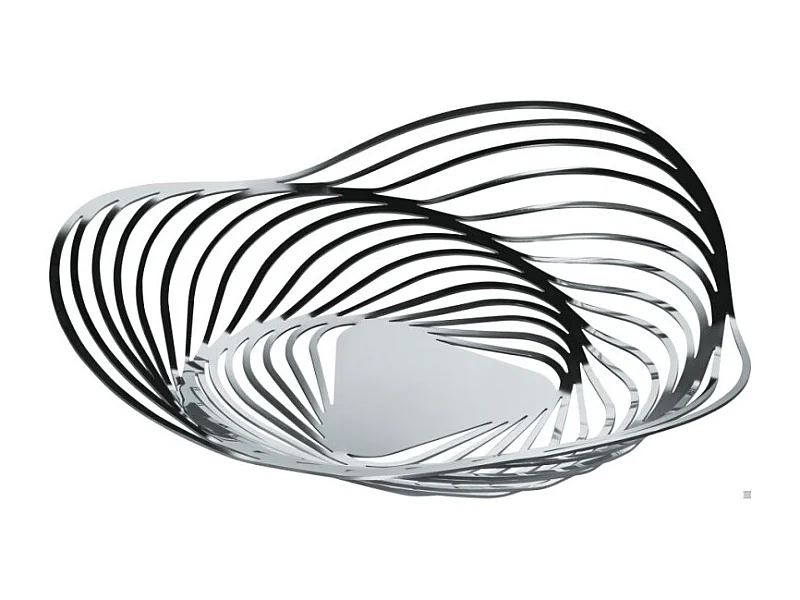 TRINITY, Centre de table en acier chromé, Alessi