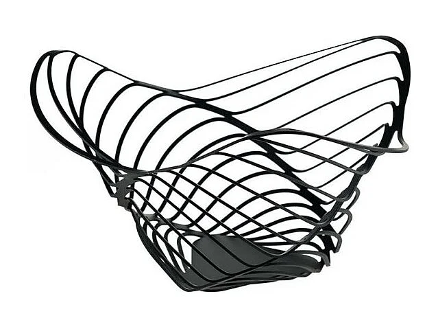 TRINITY, Bol à agrumes en métal noir, Alessi