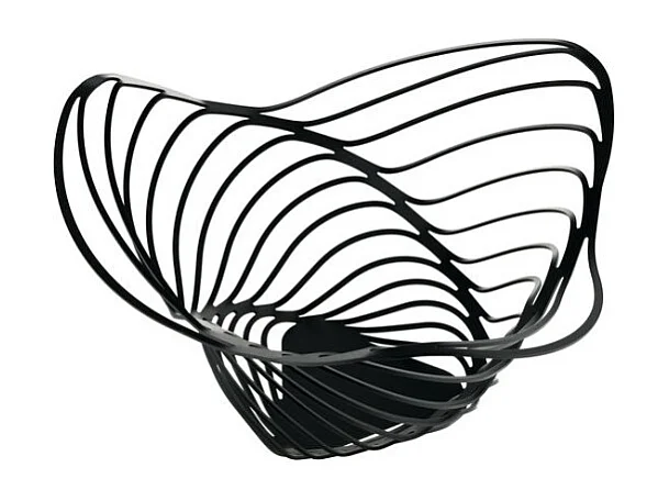 TRINITY, Bol à agrumes en métal noir, Alessi