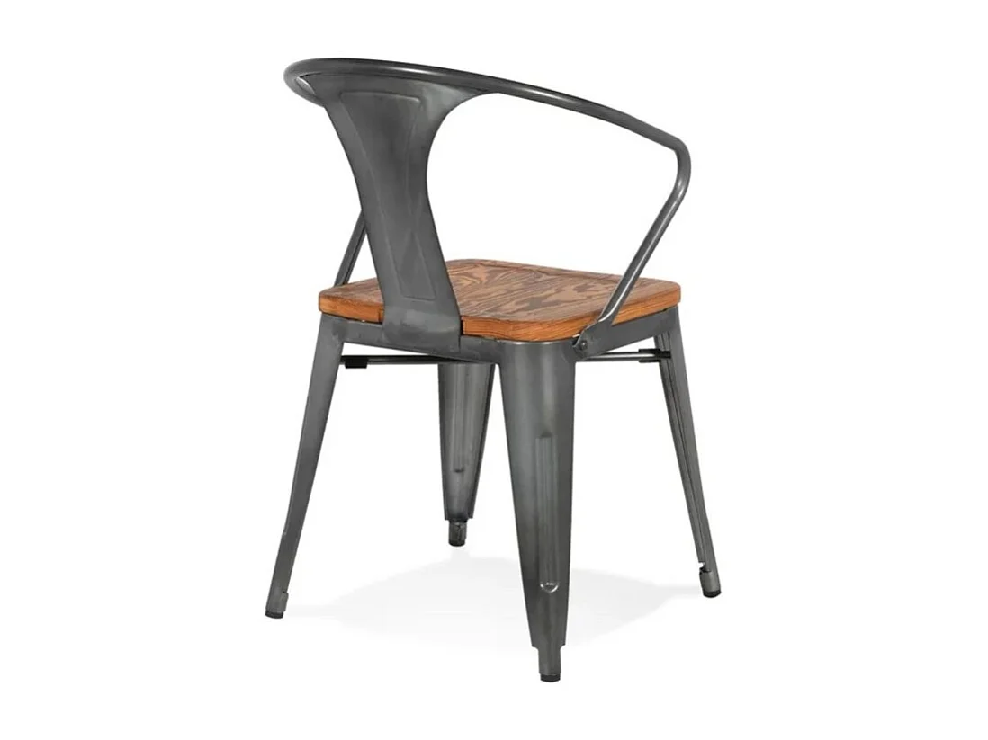 Lot de 2 chaises METROPOLIS style industriel