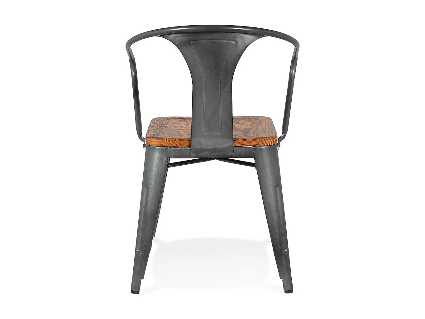 Lot de 2 chaises METROPOLIS style industriel