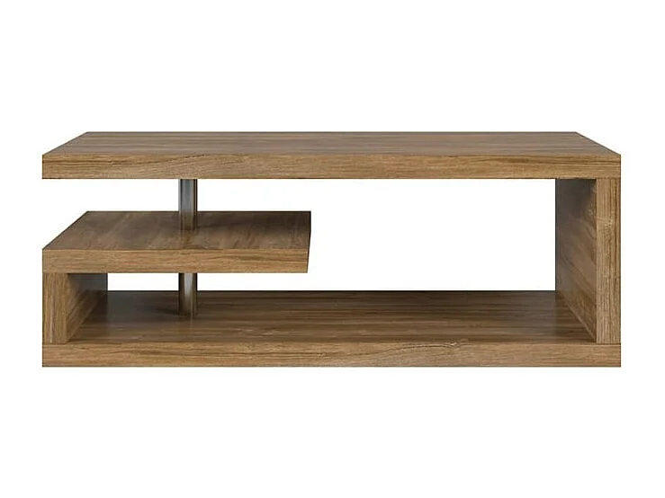 Table basse GLIMP effet chêne foncé 120cm