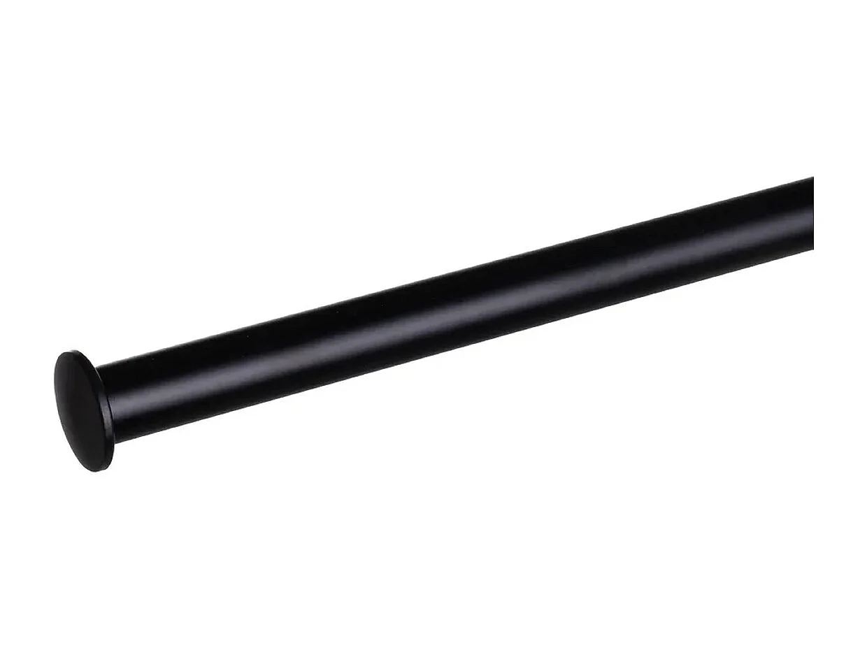 Porte-serviette portant sur base ronde avec 3 barres en métal Noir - Longueur 42 X diamètre 22 X Hauteur 85 cm