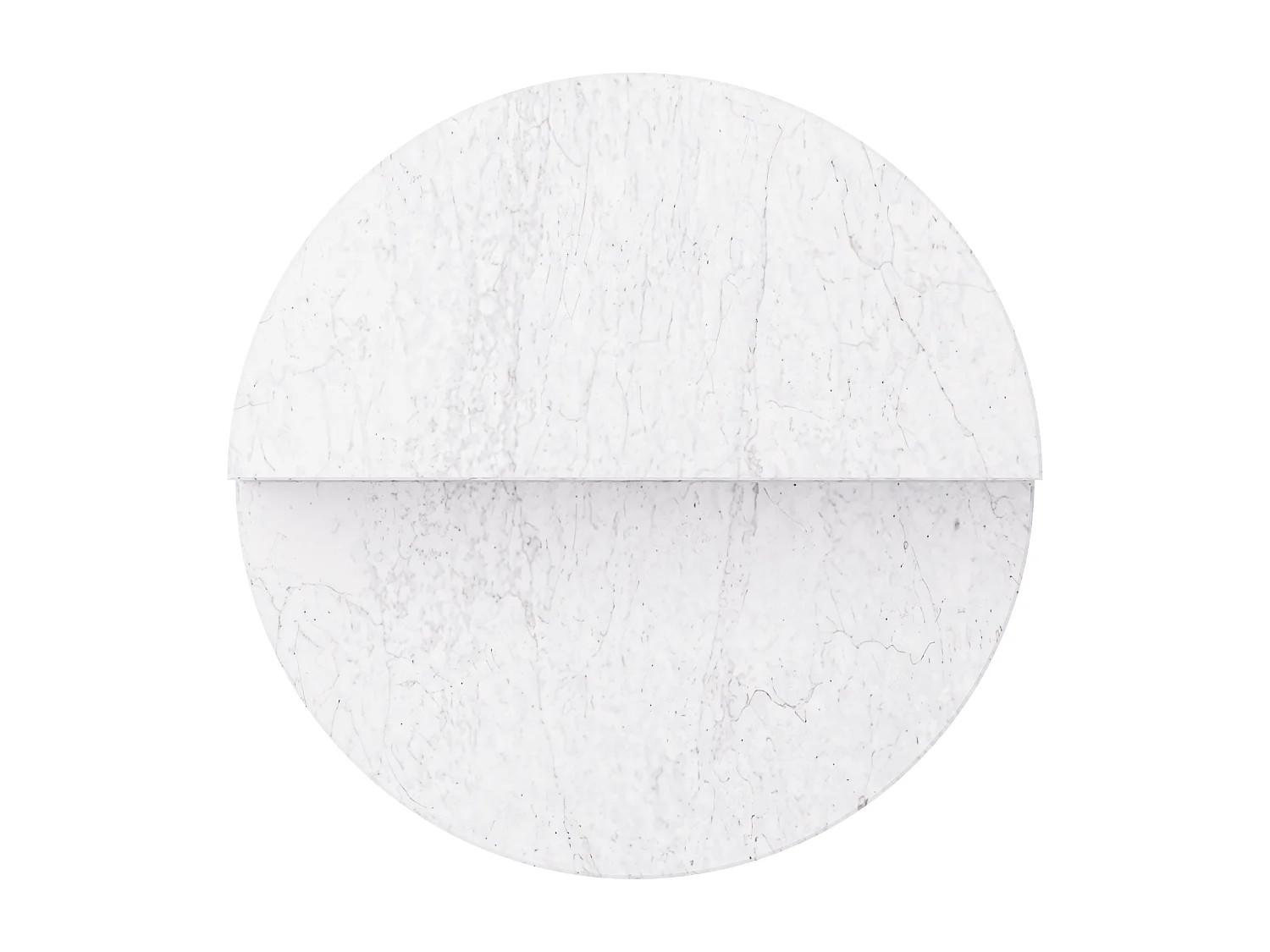 Table d’appoint en marbre – blanc – Swan