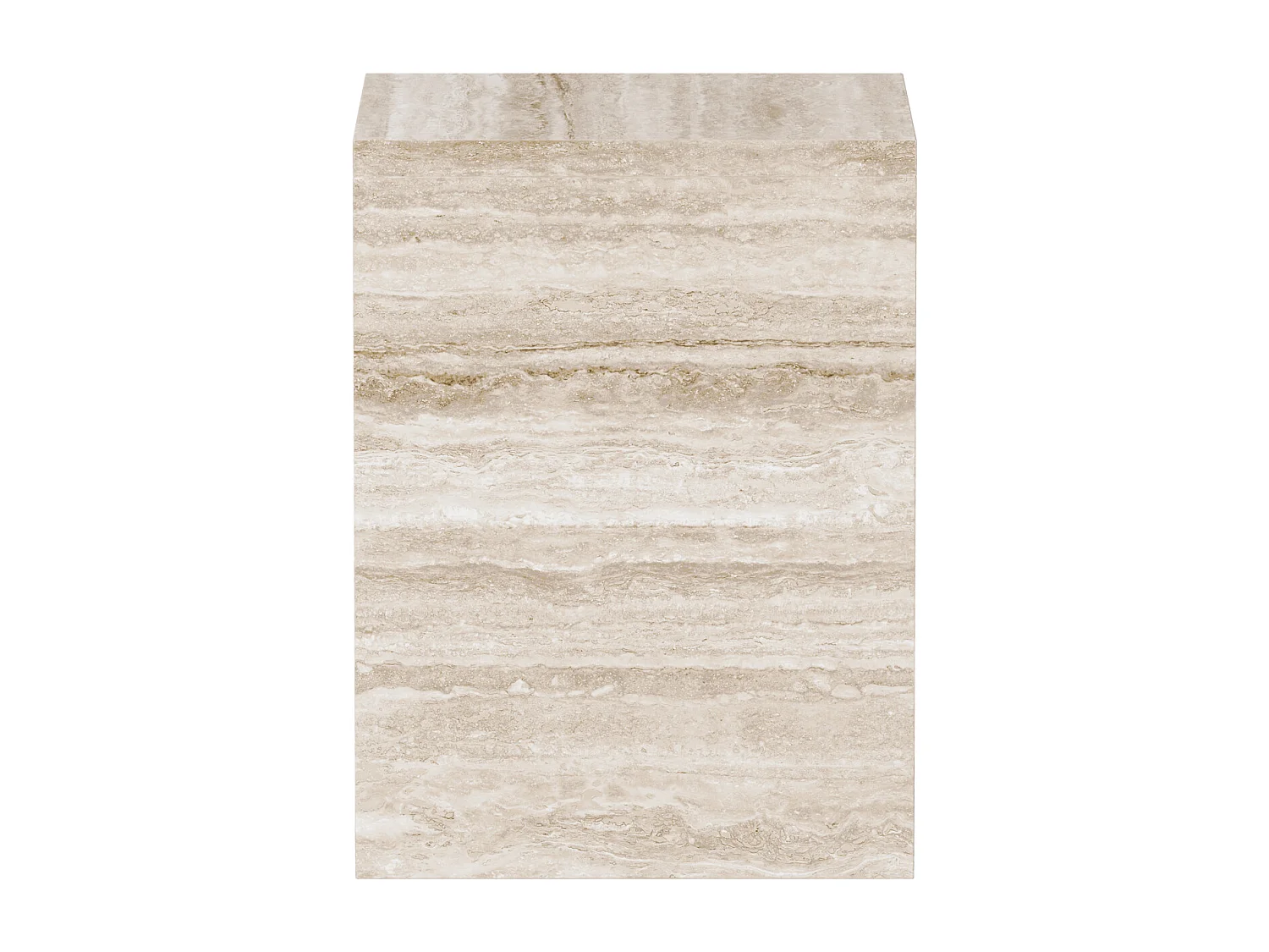 Beistelltisch aus Travertin – beige – Falcon