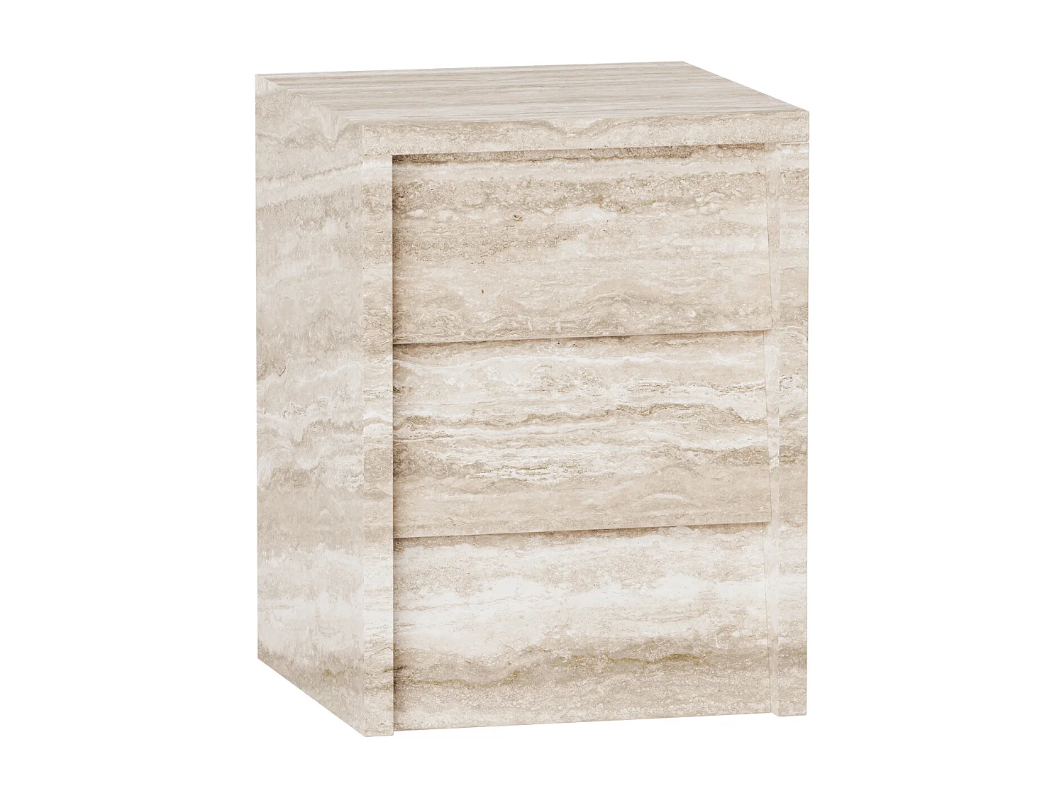 Beistelltisch aus Travertin – beige – Pelican