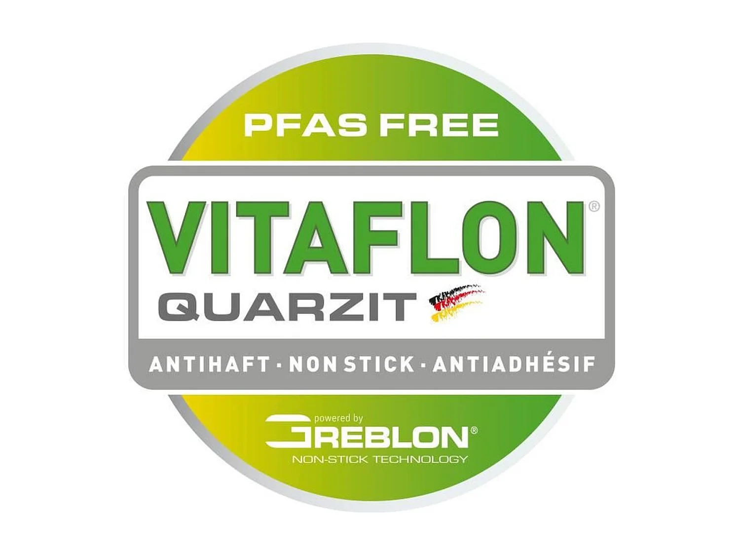 Batterie de cuisine - Induction - GSW - MILANO GREY - 15 pieces - Aluminium massif - Gris