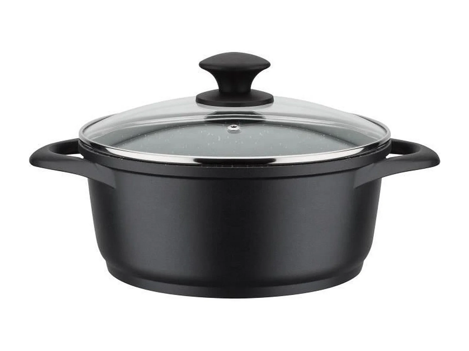 GSW - 414562 - Batterie - Aluminium Forgé Massif GOURMET GRANIT - 10pcs - Induction - Revetement VITAFLON GRANIT