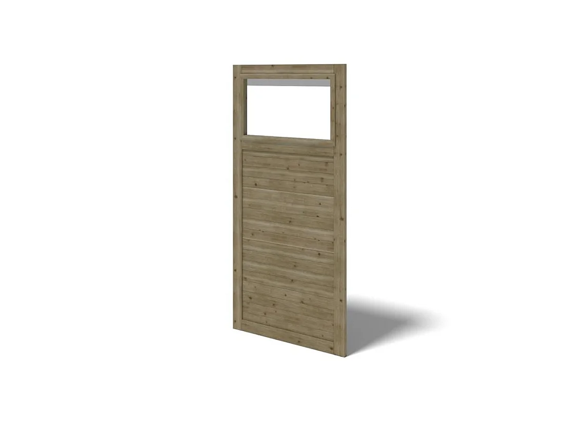 Gazebo da giardino in legno pergola 4.04x4.04 m con pannell - Impregnata - ALT135 - ALTANKA