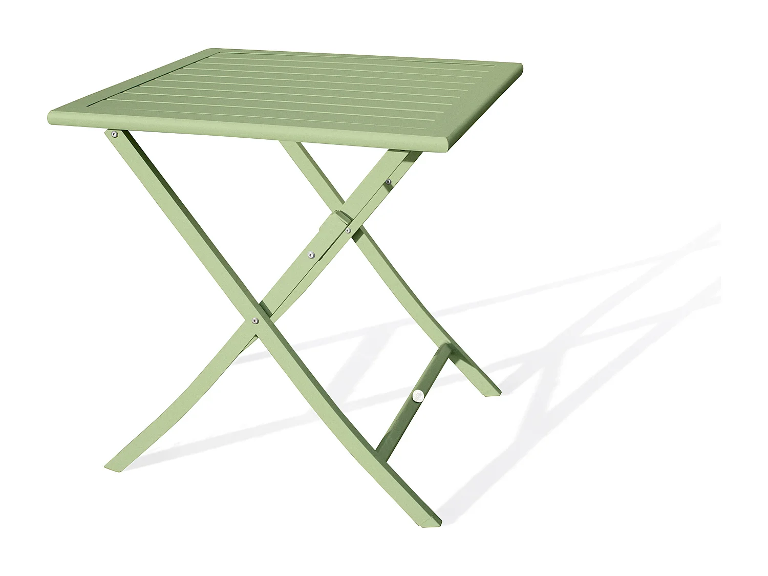 Gartenklapptisch, Aluminium, lagunengrün