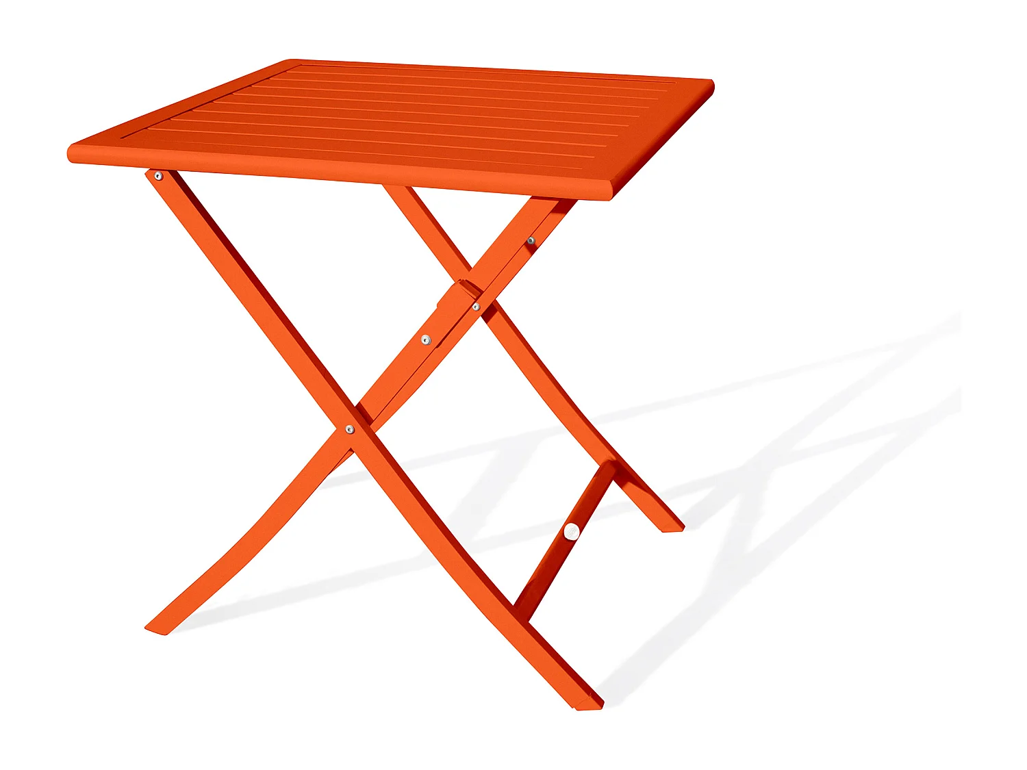 Table de Jardin Pliante "Marius" 70cm Orange