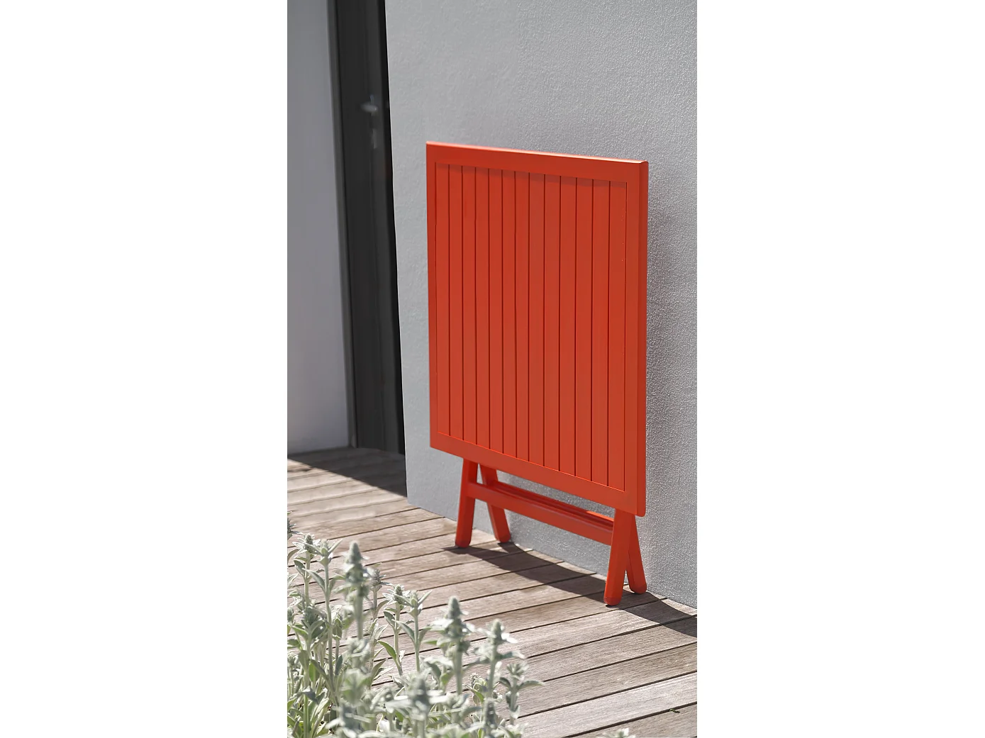 Table de Jardin Pliante "Marius" 70cm Orange