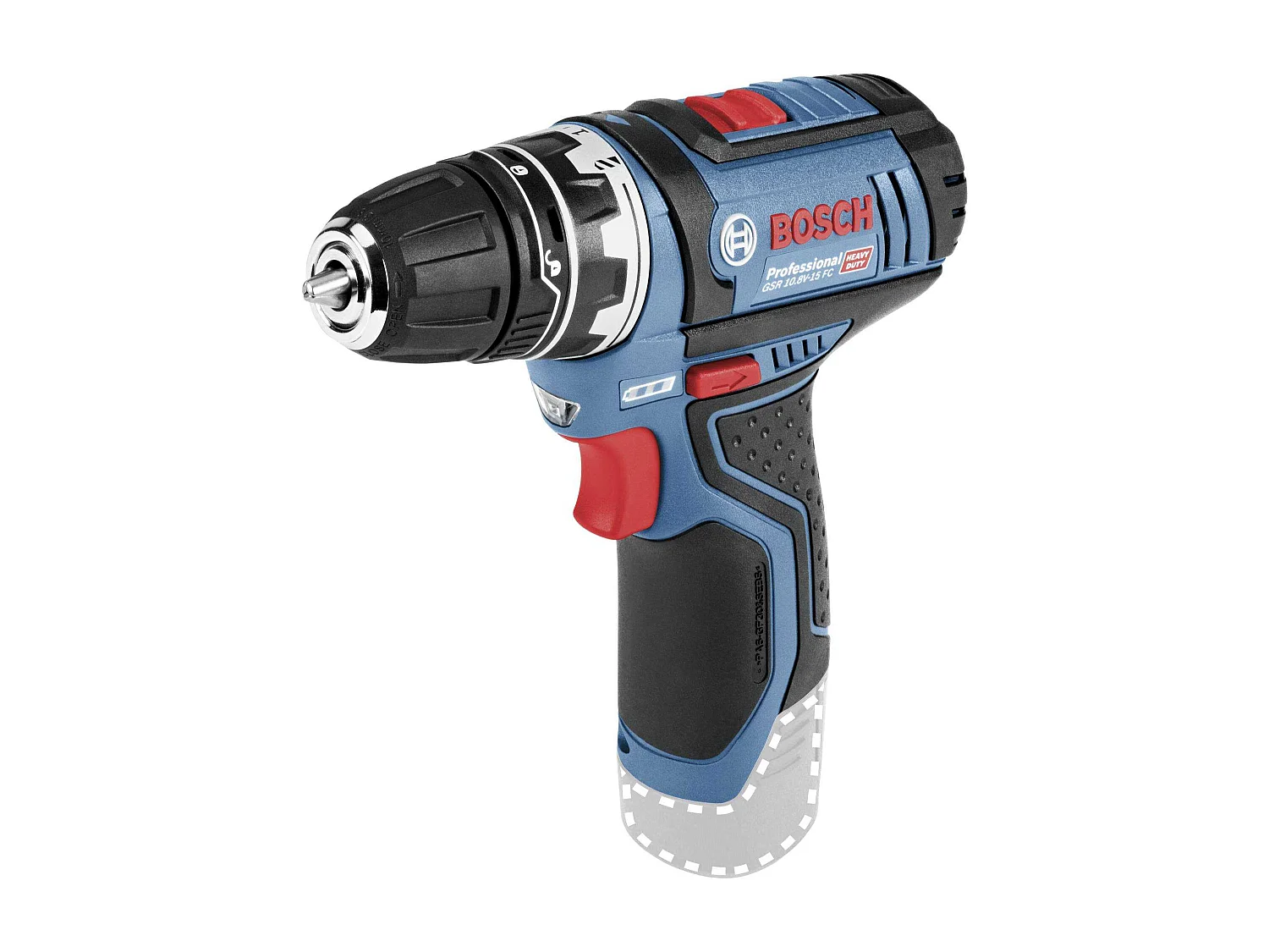 Bosch GSR 12V-15 FC Professional - Perceuse/visseuse - sans fil - 2 vitesses - insert à douille 1/4\ - 30 N-m
