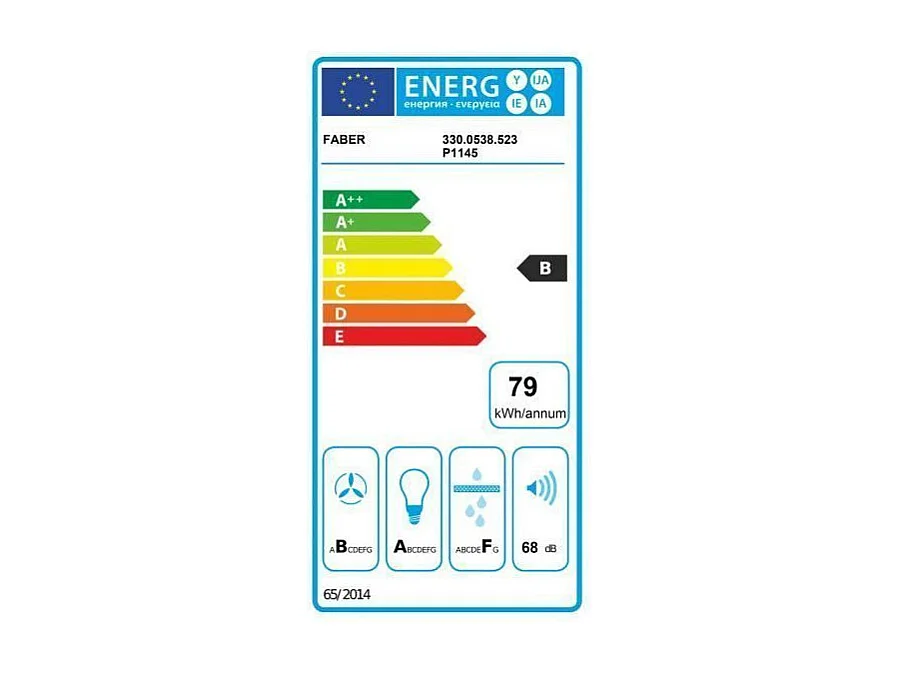 Hotte verticale inclinée STEELMAX - d FABER - 5513326
