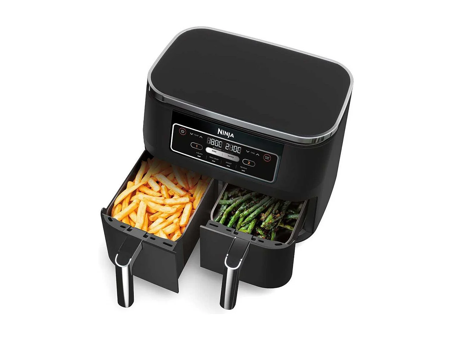 Friteuse sans huile NINJA - Foodi AF200EU - Capacité 7,6L - Double cuve - 4 programmes de cuisson - 2400W