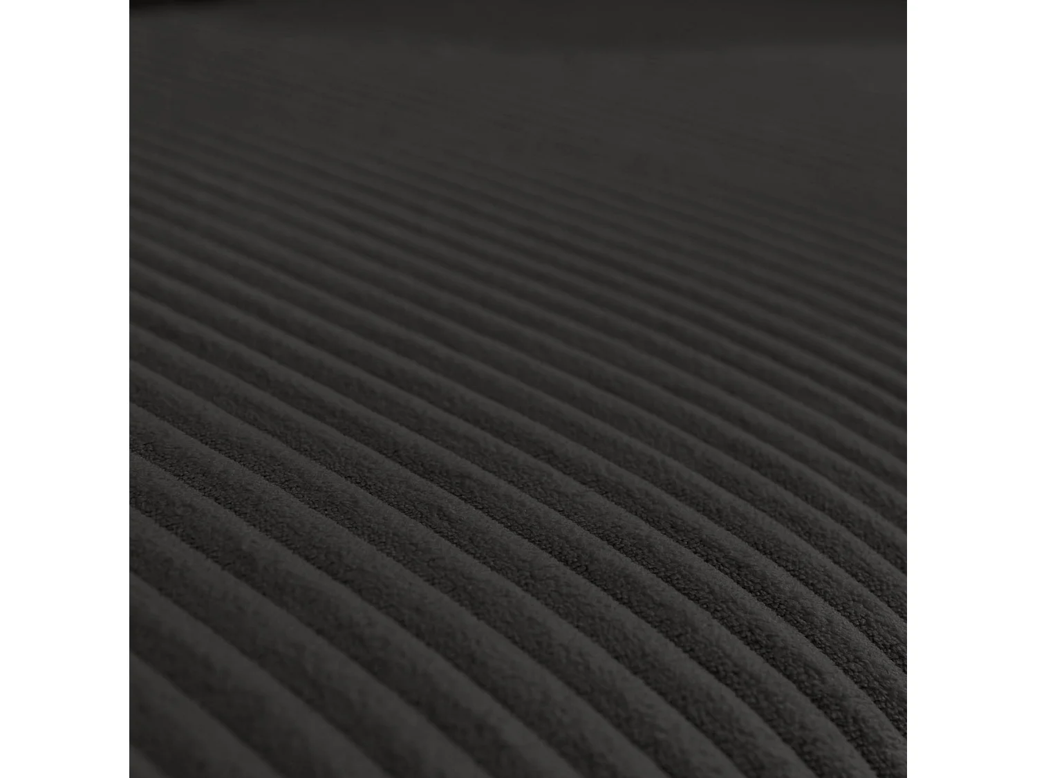 Divano letto angolare reversibile in velluto a coste, 3 posti,