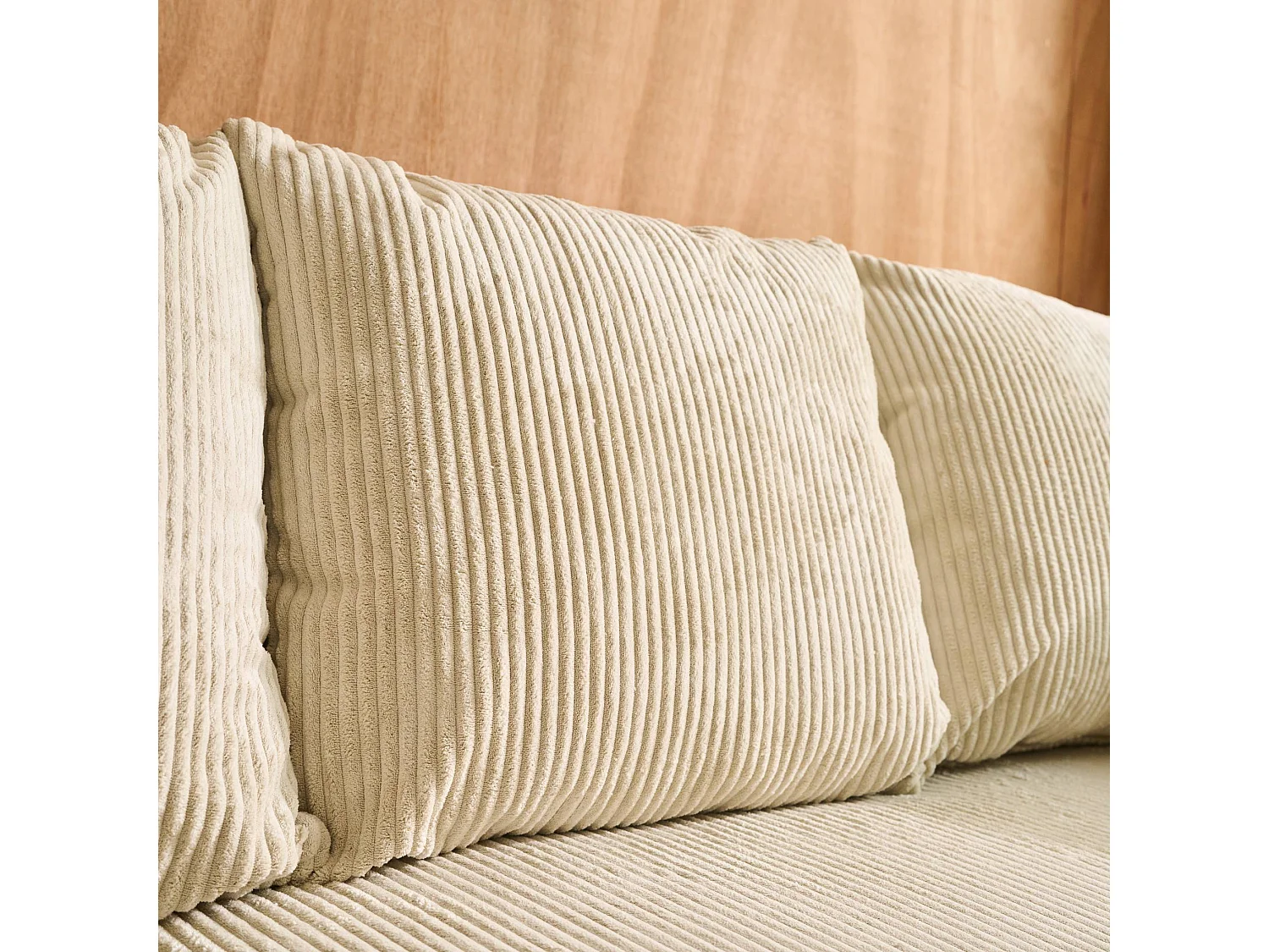 Divano letto angolare reversibile in velluto a coste, 3 posti, grigio