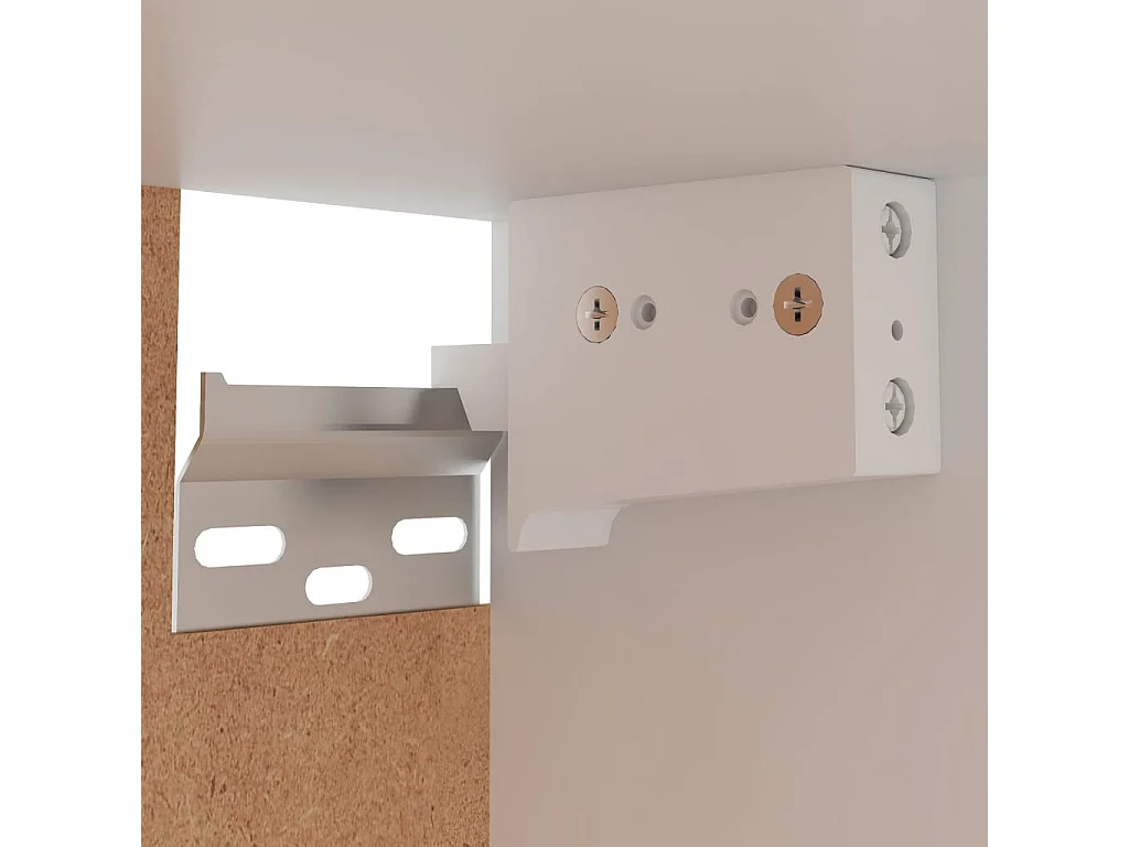 Meuble suspendu Blanc 29,5 x 31 x 60 cm Bois d'ingénierie