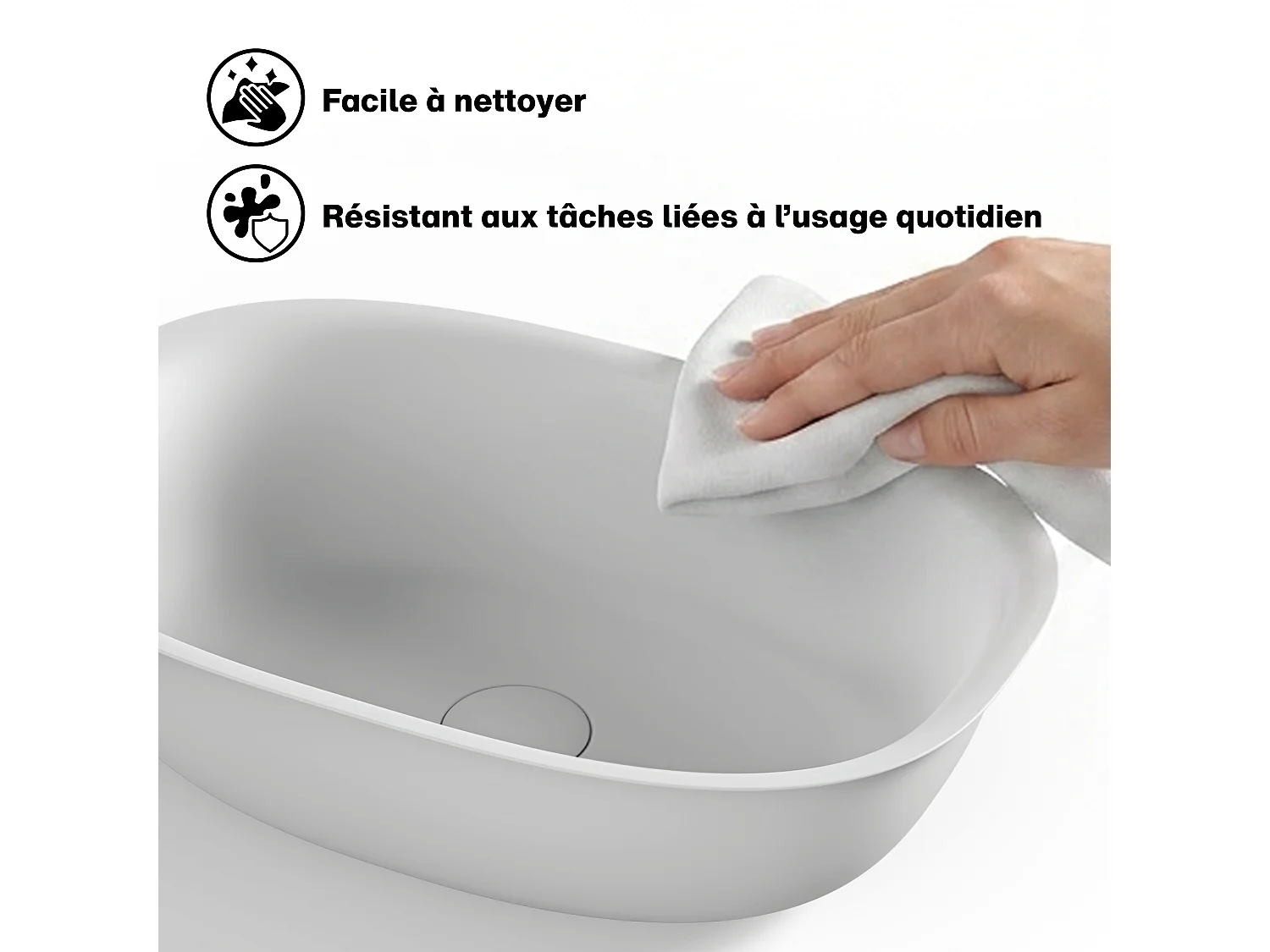 Vasque à poser Vitaliko Rond L48 cm