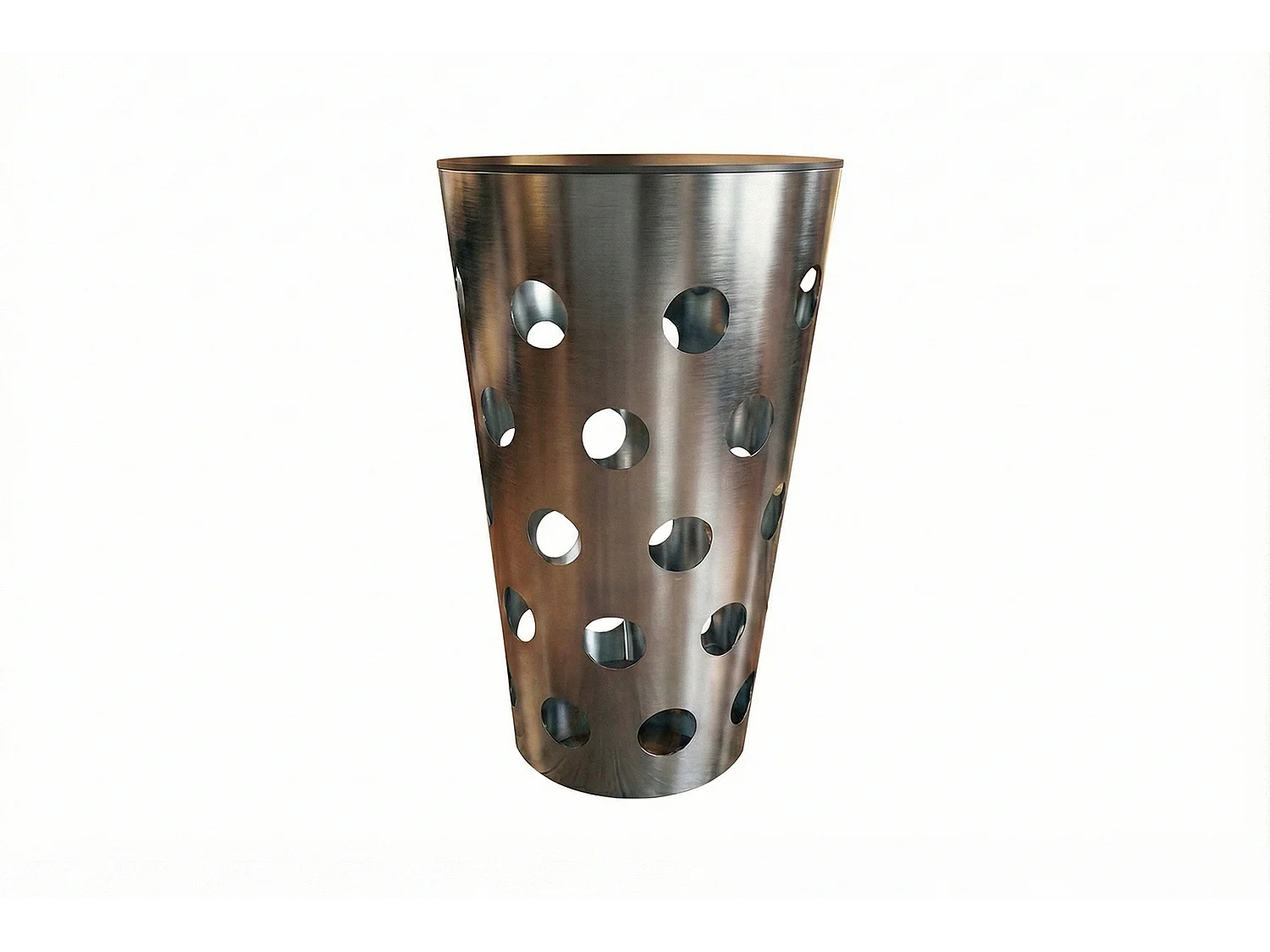 Tavolo da bar - argento metallo - 65 x 65 cm - VINO