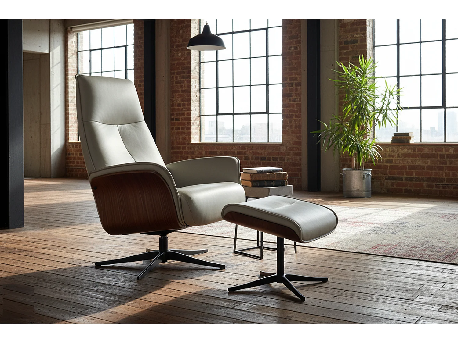 Sillones relax - Gris piel - FERREIRA
