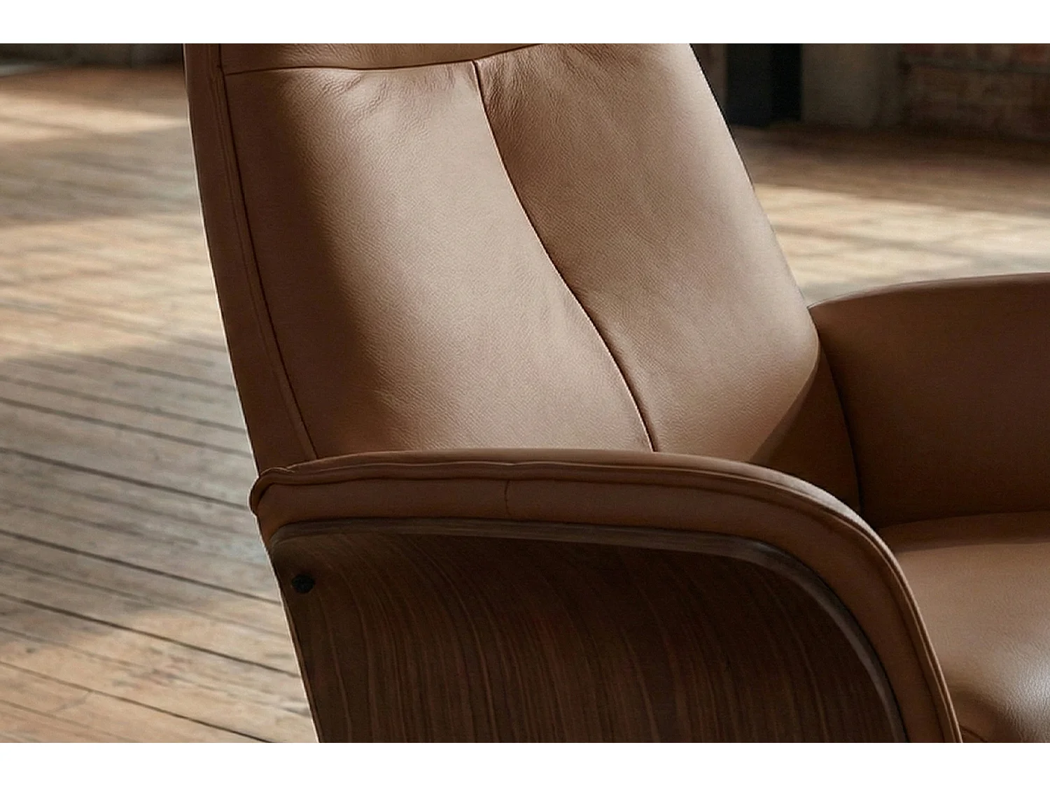 Relaxfauteuil - Bruin Leer - FERREIRA