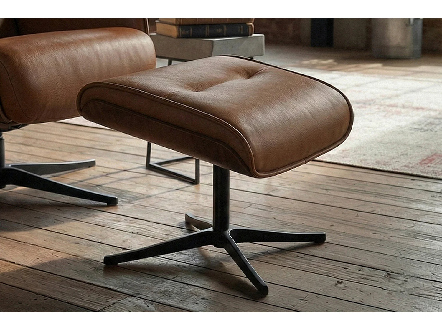 Relaxfauteuil - Bruin Leer - FERREIRA