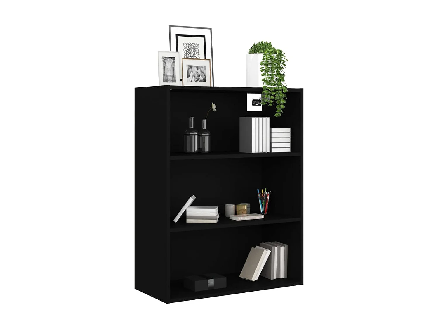 Armoire murale suspendue Noir 69,5x32,5x90 cm