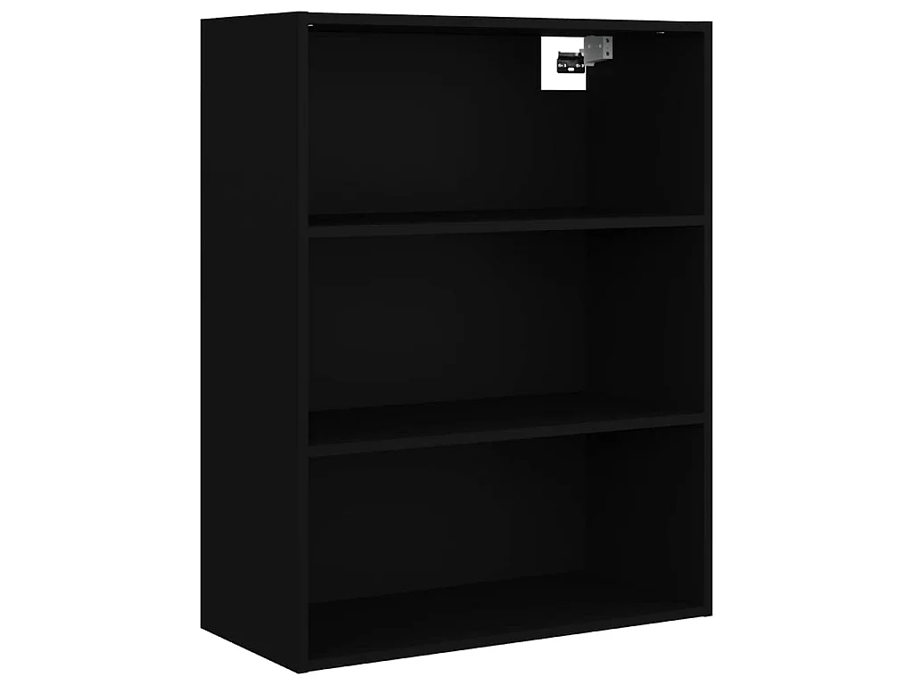 Armoire murale suspendue Noir 69,5x32,5x90 cm