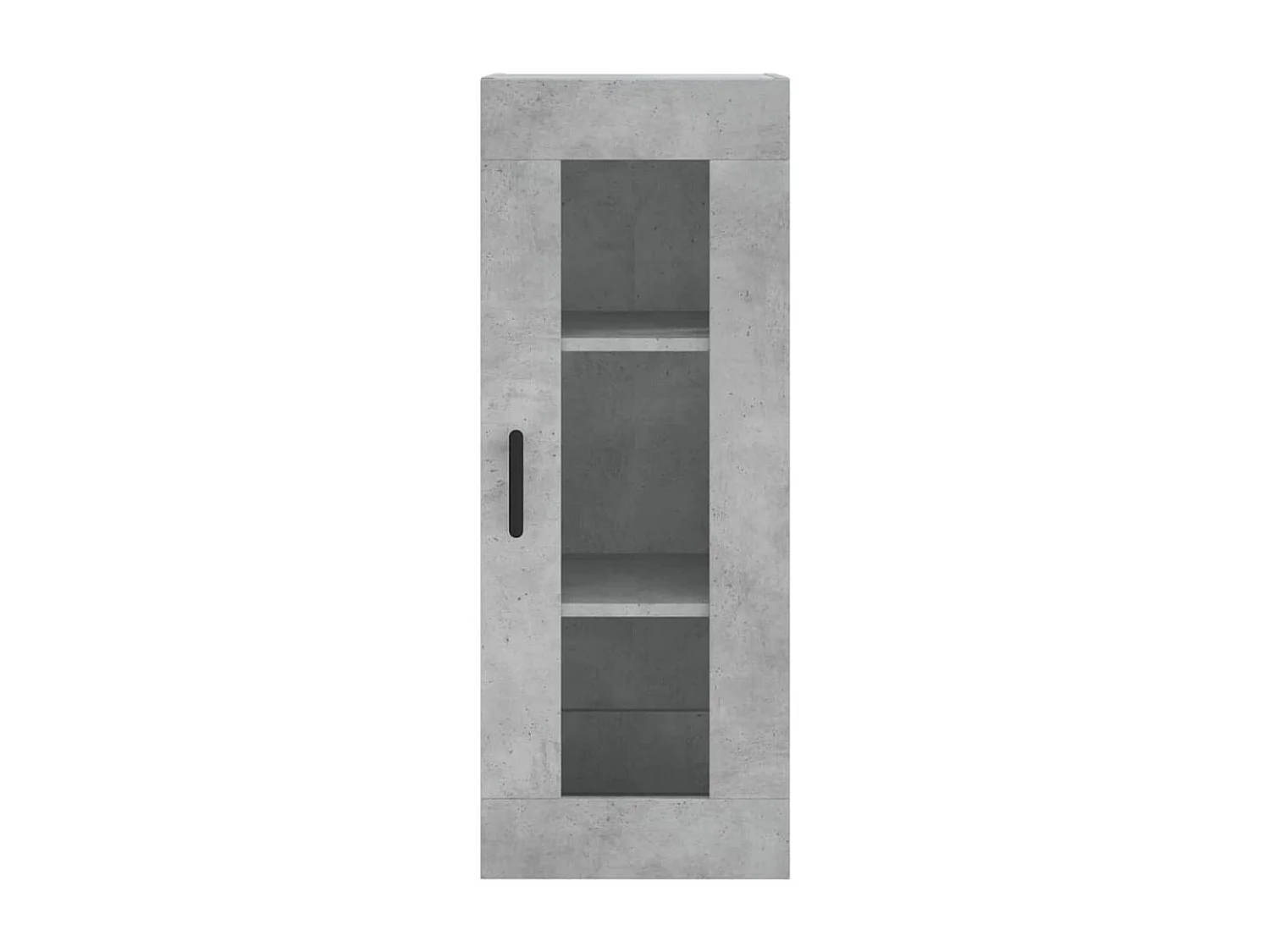 Wandkast 34,5x34x90 cm betongrijs