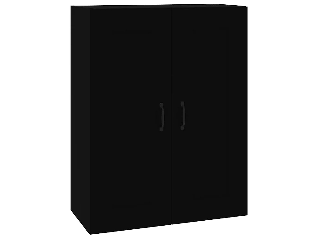 Armoire murale suspendue Noir 69,5x32,5x90 cm