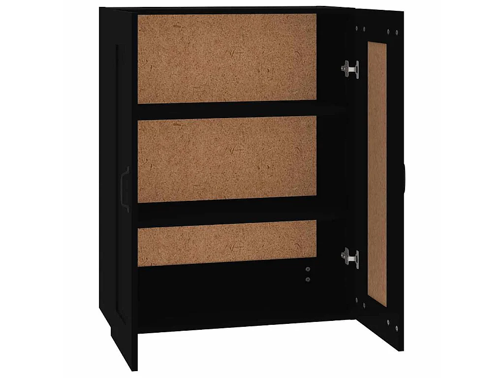 Armoire murale suspendue Noir 69,5x32,5x90 cm