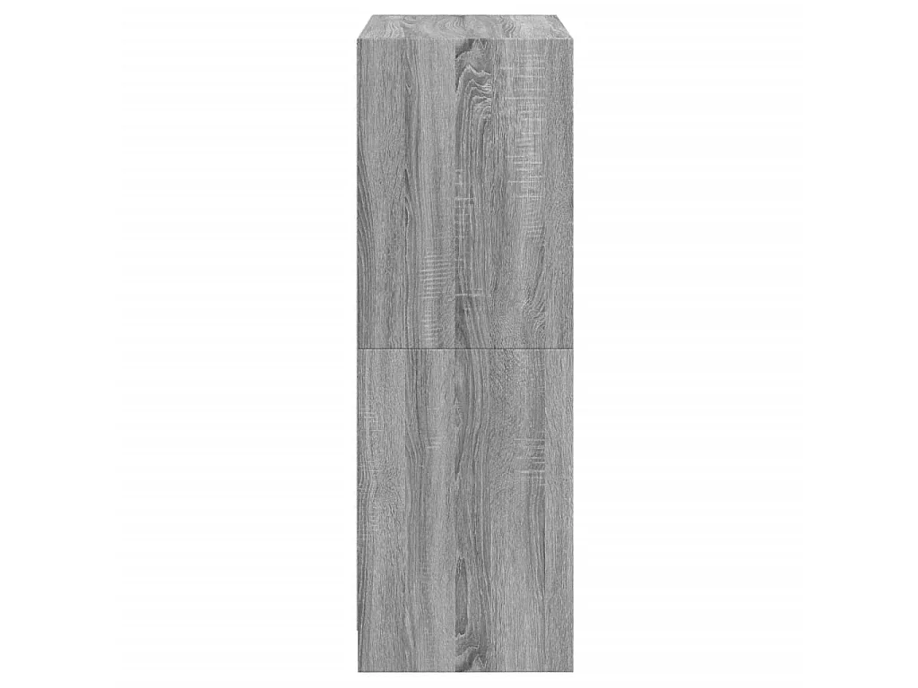 Highboard mit Türen Grau Sonoma 68x37x109 cm Holzwerkstoff