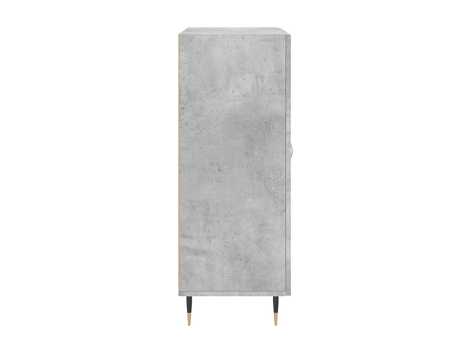 Buffet gris béton 69,5x34x90 cm bois d'ingénierie