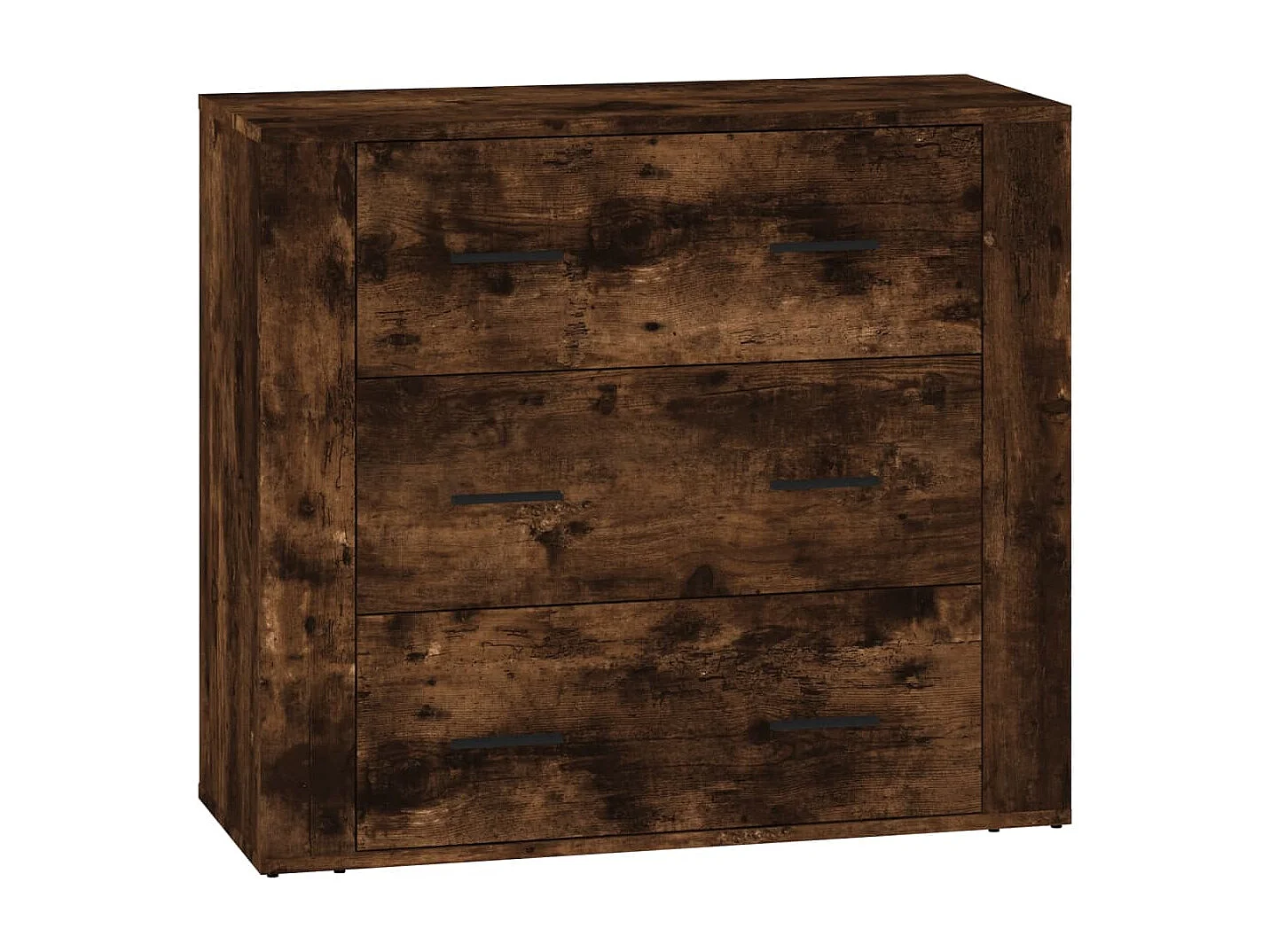 Buffets 3 pcs Chêne fumé Bois d'ingénierie