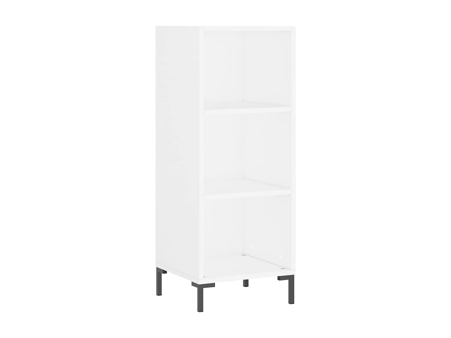 Highboard Weiß 34,5x34x180 cm Holzwerkstoff