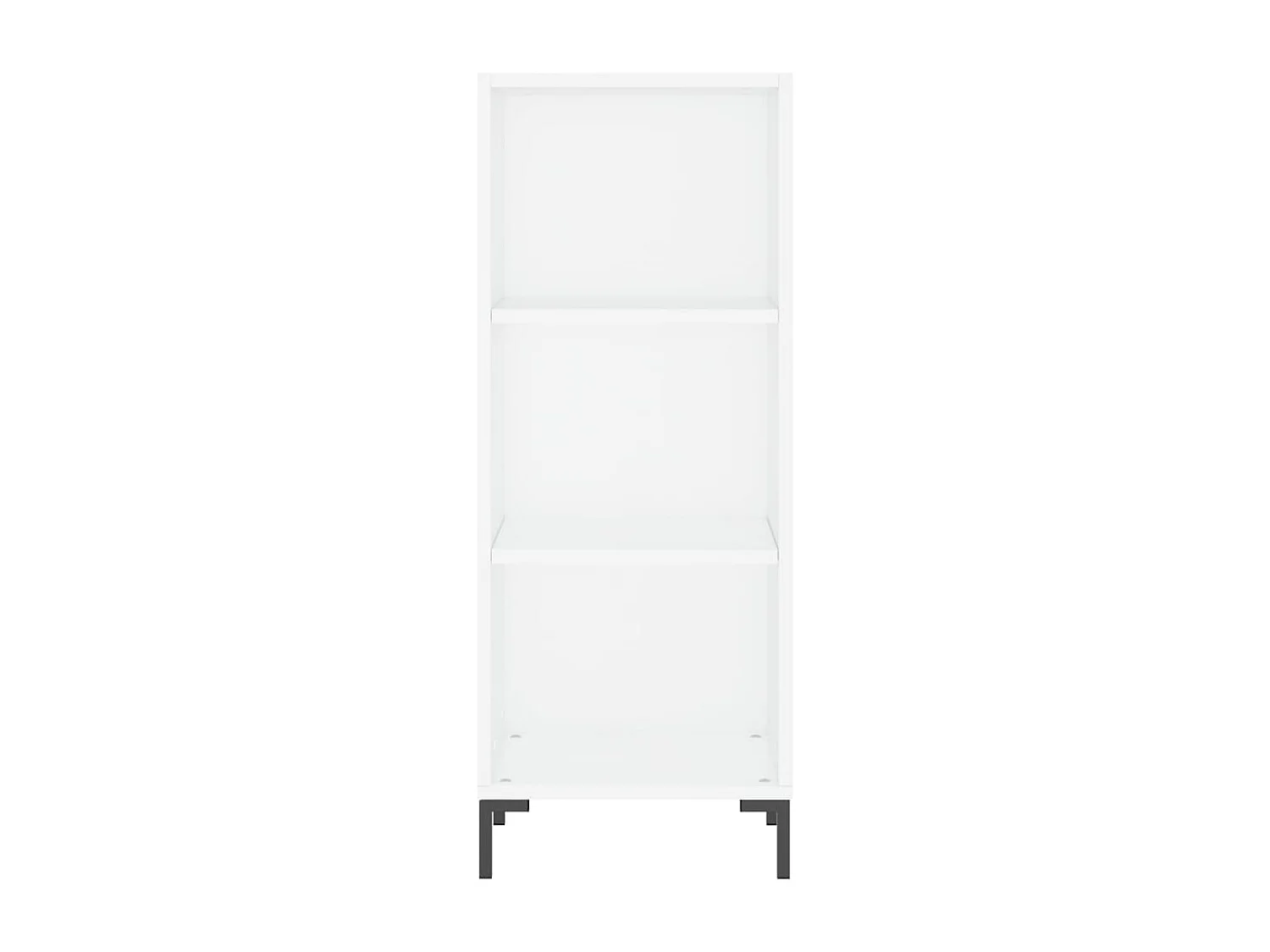 Highboard Weiß 34,5x34x180 cm Holzwerkstoff