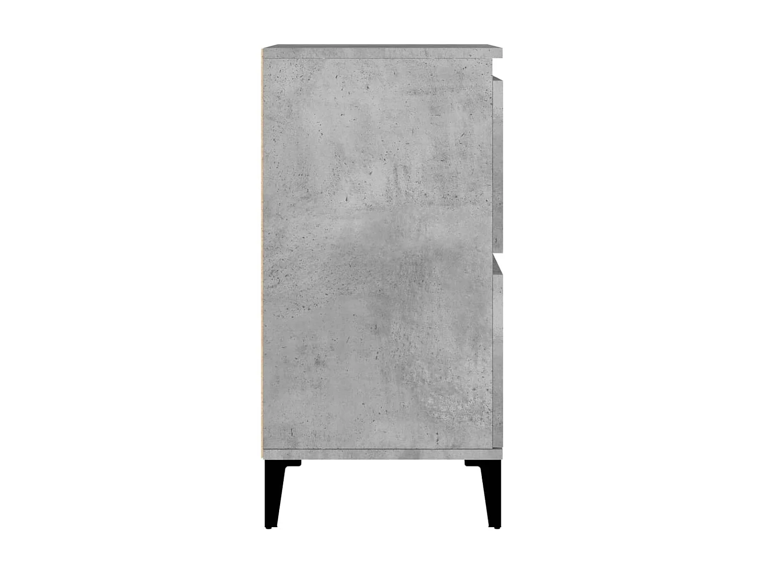 Credenze 3pz Grigio Cemento 60x35x70 cm in Legno Multistrato