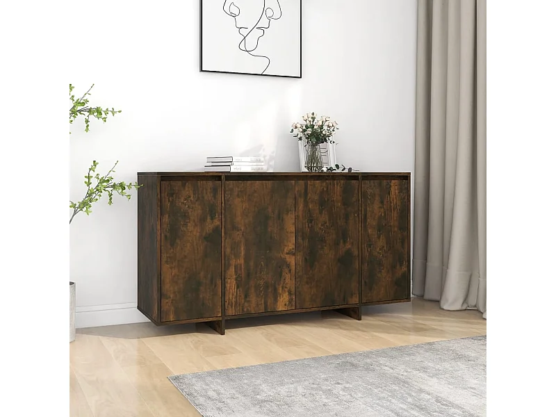 Sideboard Räuchereiche 135x41x75 cm Holzwerkstoff