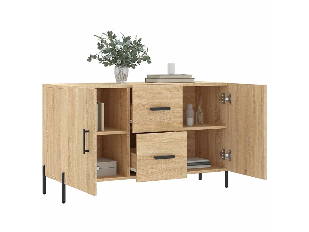 Sideboard Sonoma-Eiche 100x36x60 cm Holzwerkstoff