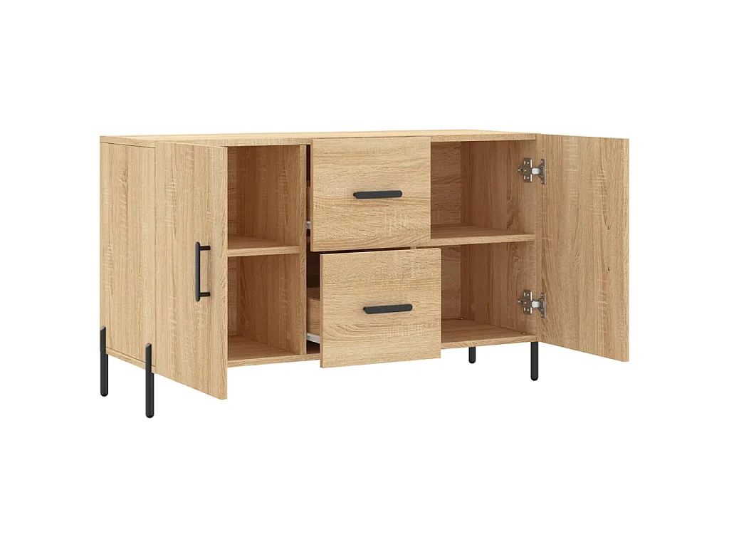 Sideboard Sonoma-Eiche 100x36x60 cm Holzwerkstoff