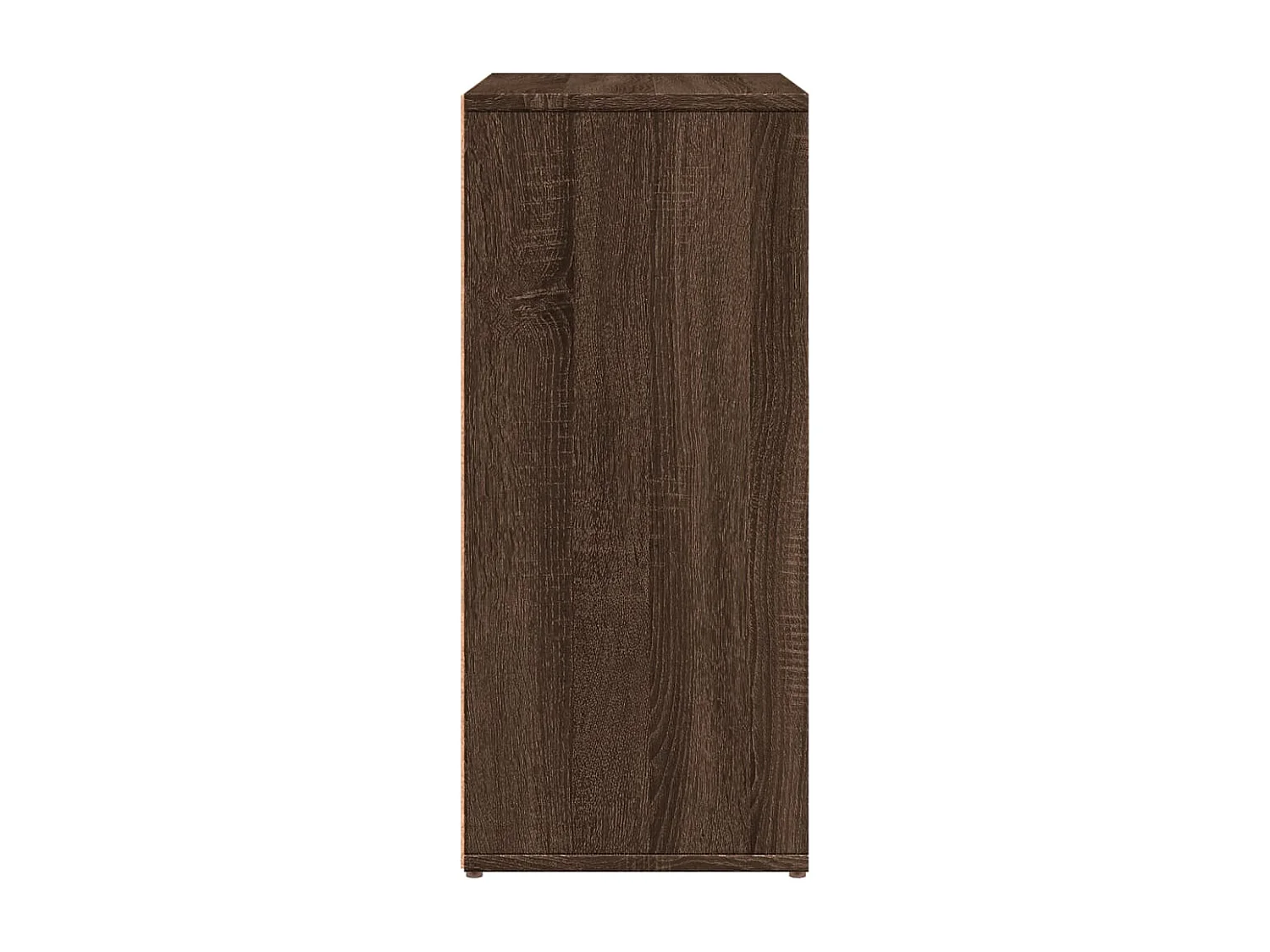 Credenza Rovere Marrone 60x31x70 cm in Legno Multistrato