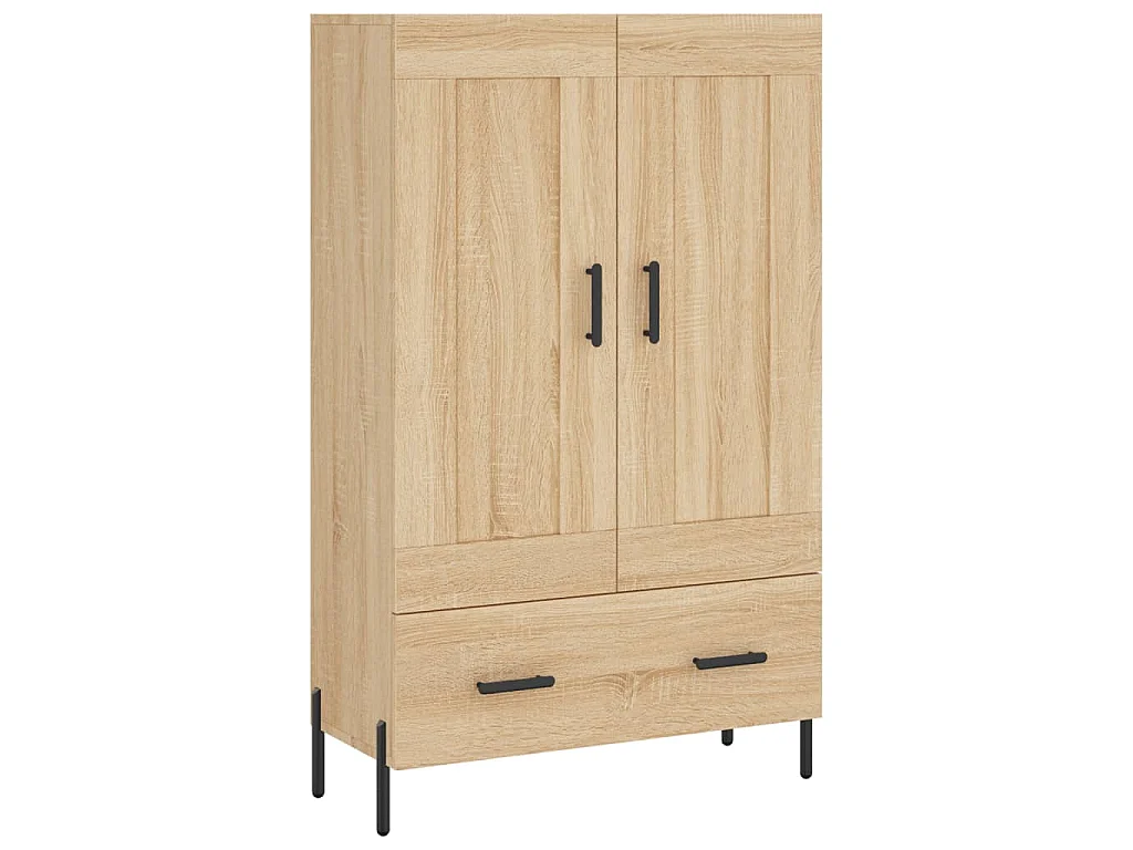 Highboard Sonoma-Eiche 69,5x31x115 cm Holzwerkstoff