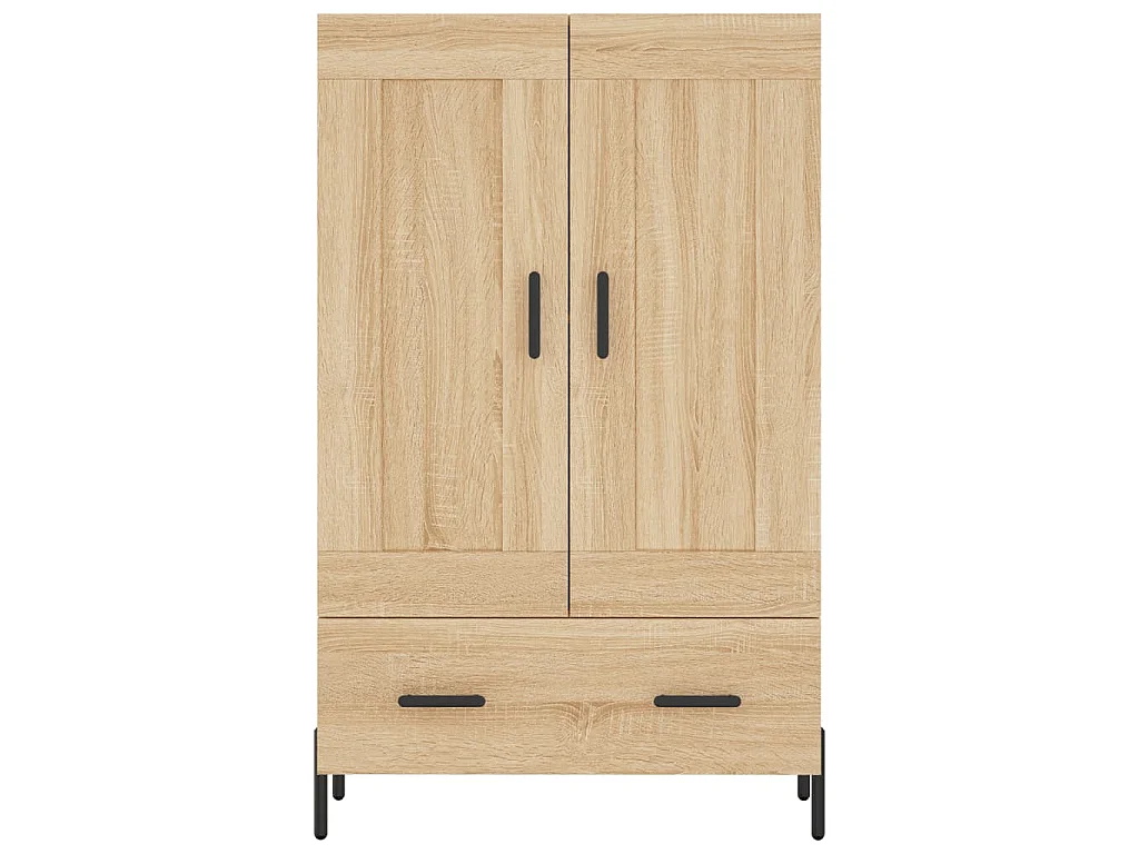 Highboard Sonoma-Eiche 69,5x31x115 cm Holzwerkstoff