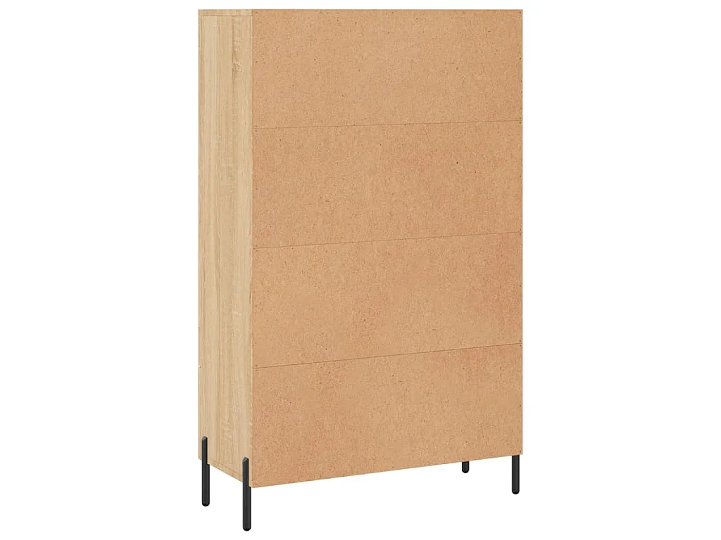 Highboard Sonoma-Eiche 69,5x31x115 cm Holzwerkstoff