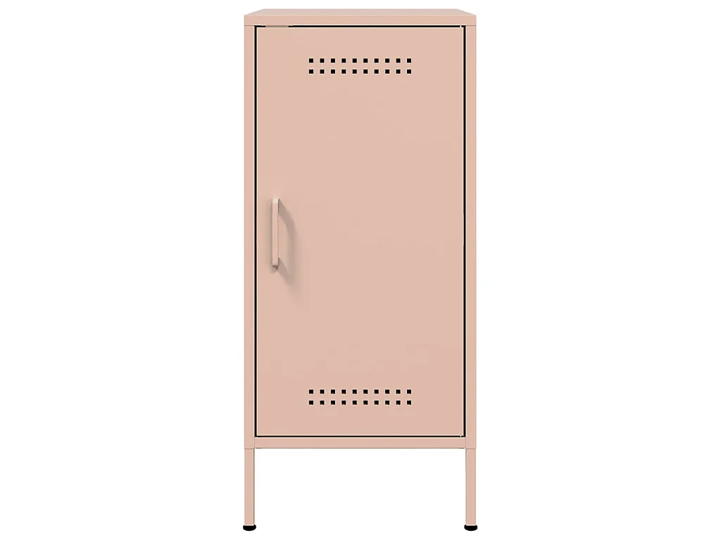 Dressoir 36x39x79 cm staal roze