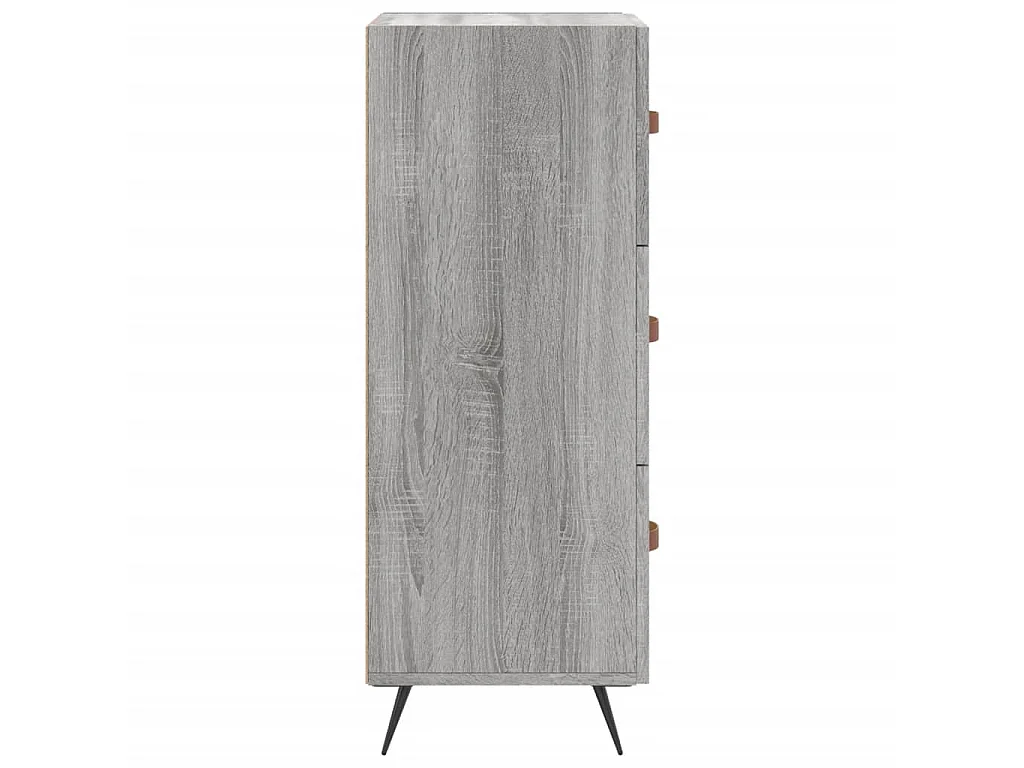 Buffet Sonoma gris 34,5x34x90 cm Bois d'ingénierie