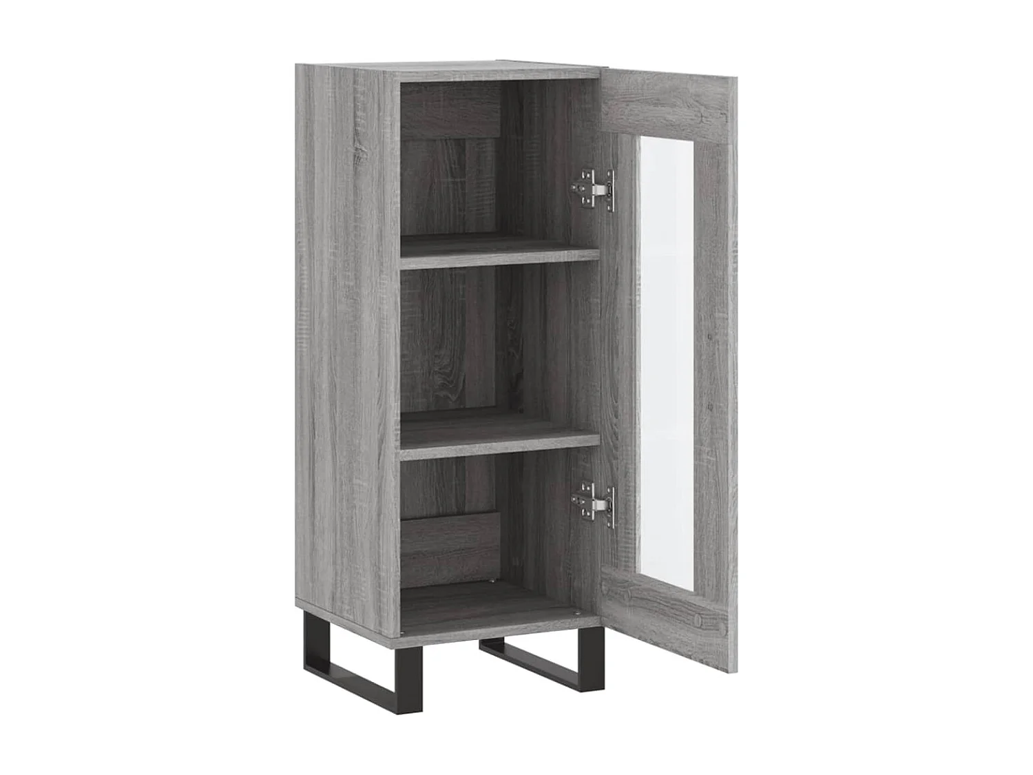 Buffet Sonoma gris 34,5x34x90 cm Bois d'ingénierie