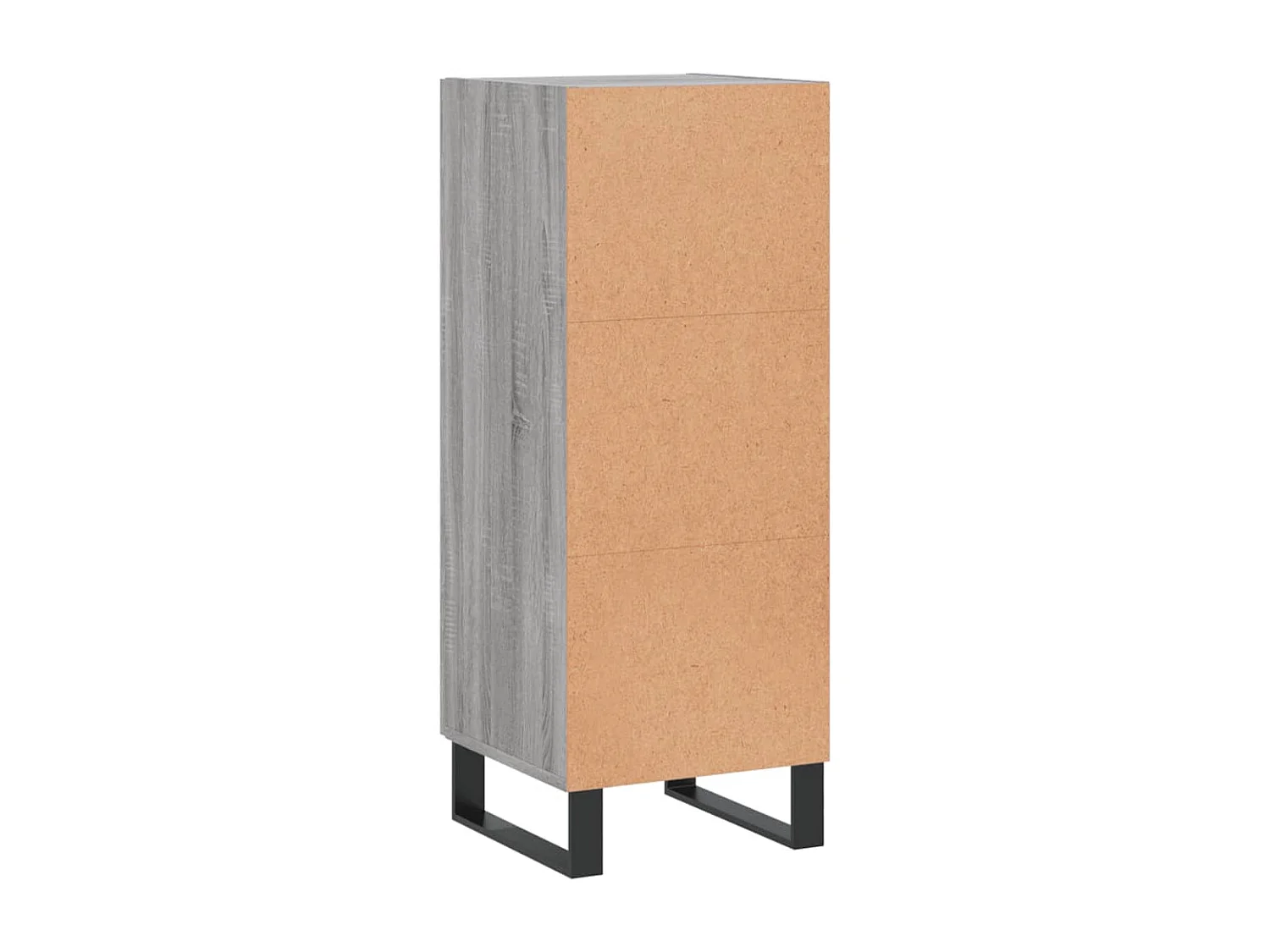 Buffet Sonoma gris 34,5x34x90 cm Bois d'ingénierie